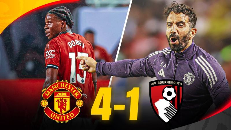 Hojlund ghi bàn giúp Man United thắng đậm Bournemouth